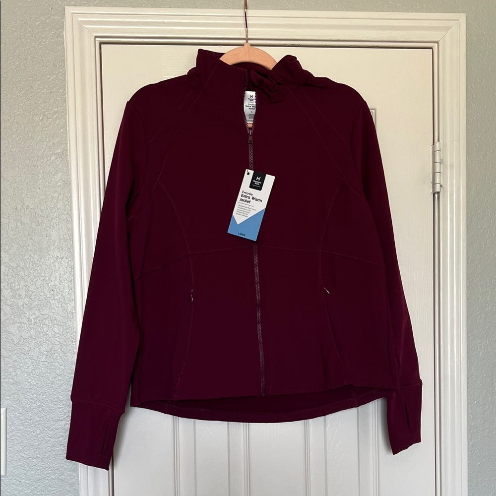 NWT Women's Maroon Stretch Jacket